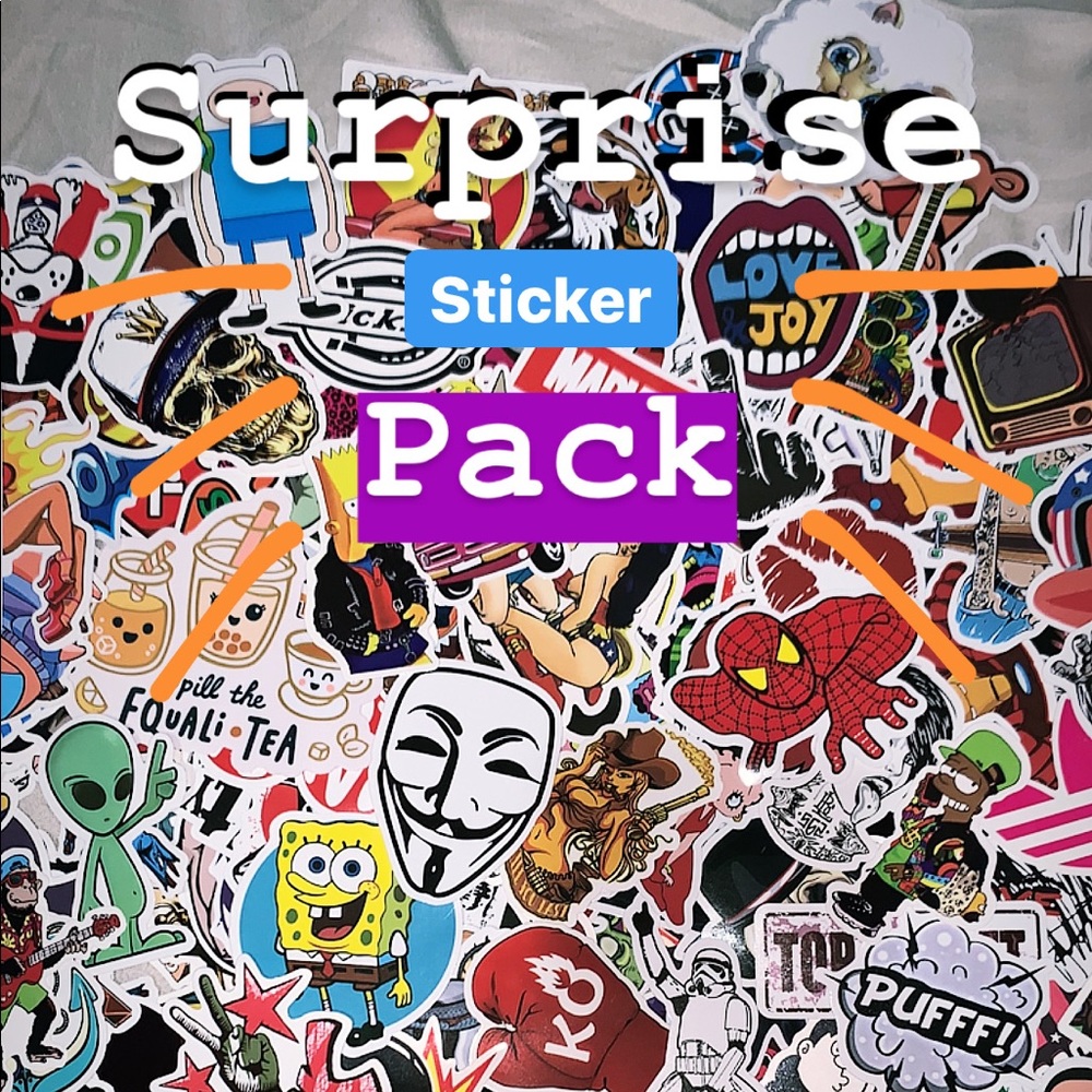Random sticker packs with 20 stickers each